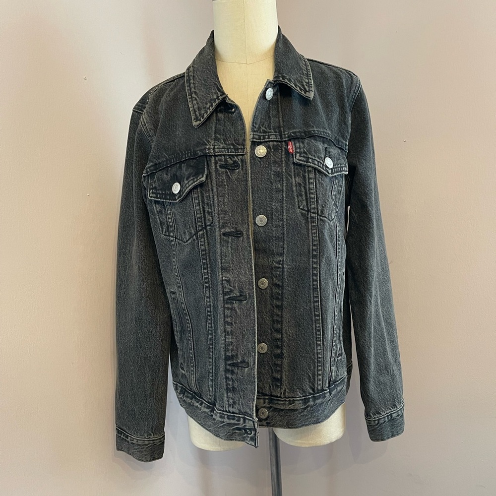 Levi's Original Black Denim Trucker Jacket